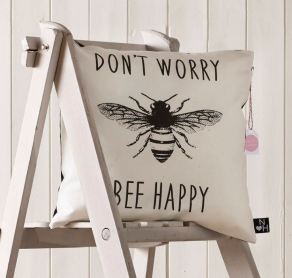 Don't Worry Bee Happy Cushion